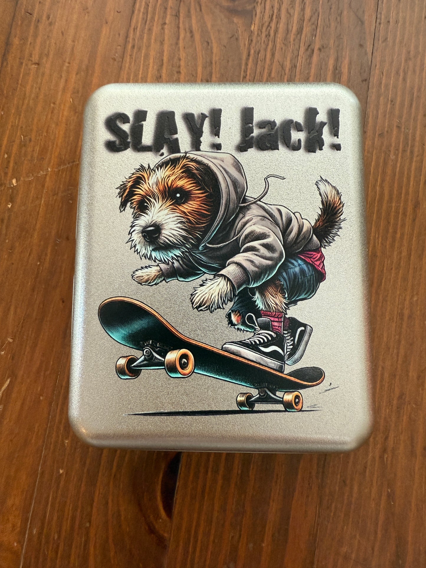 人気柄!オリジナル トリーツ缶ーSLAY! JACK!ー