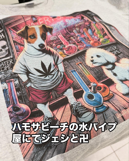 Hamosaビーチの水パイプ屋