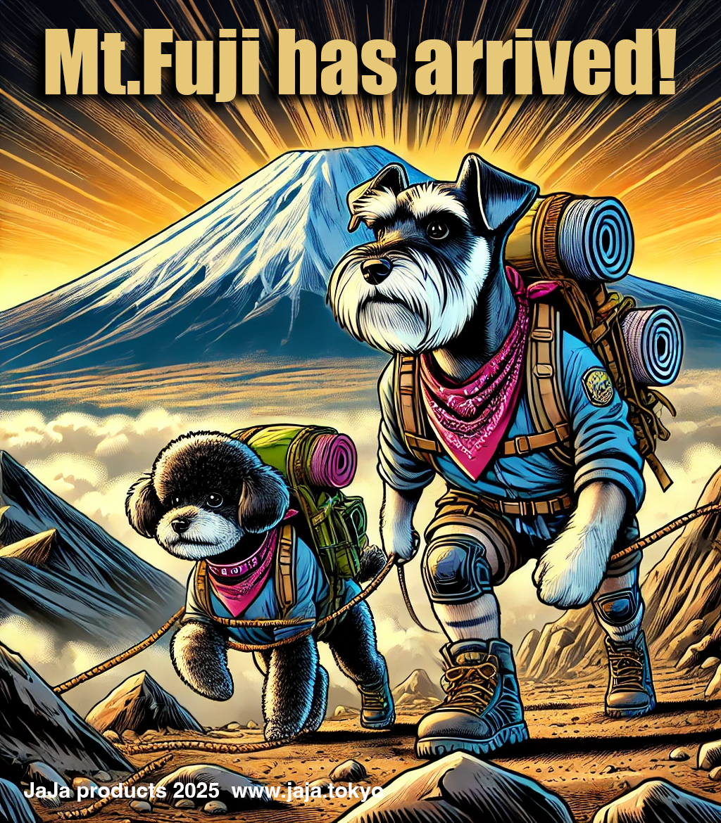 トイプー＆シュナin Mt.富士